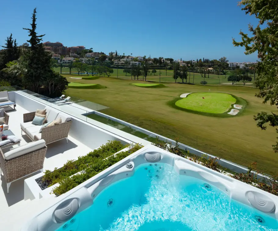 casas con vista a campos de golf