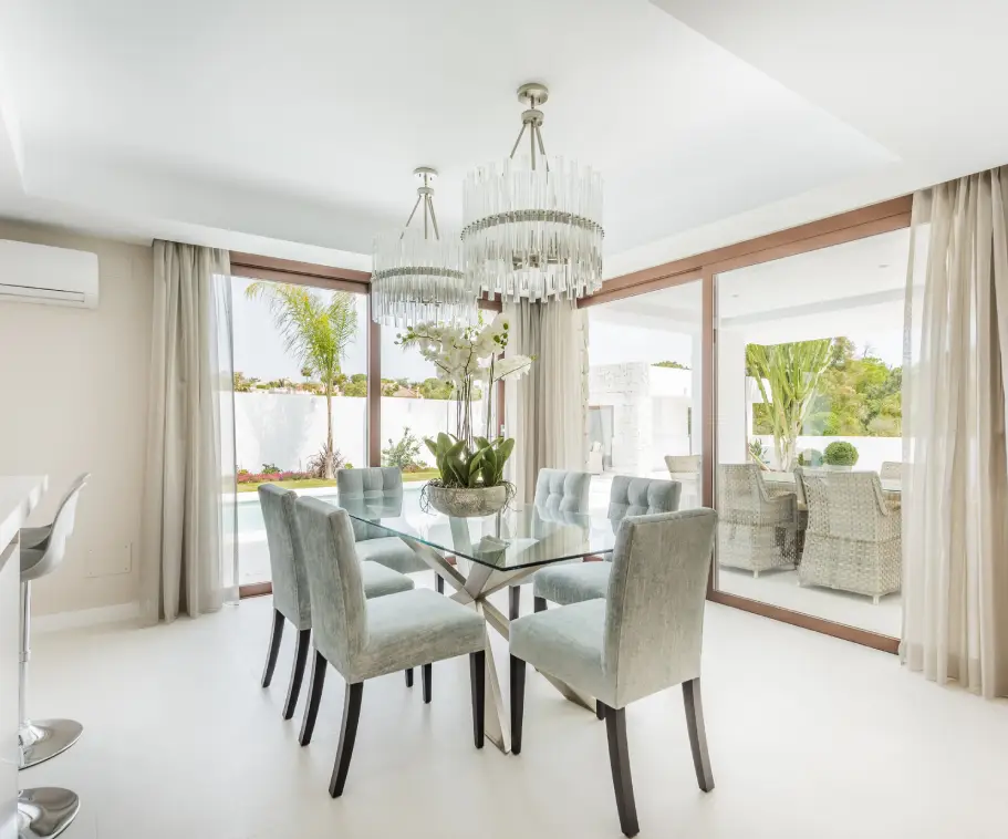 diseño de comedor lujoso