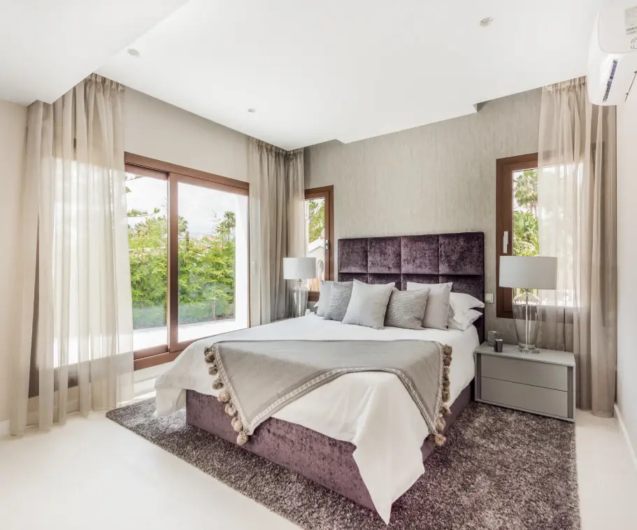 habitacion de invitados en casas lujosas